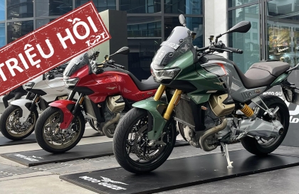 Thế giới 2 bánh: Triệu hồi Moto Guzzi V100 Mandello vì nguy cơ gãy giảm xóc